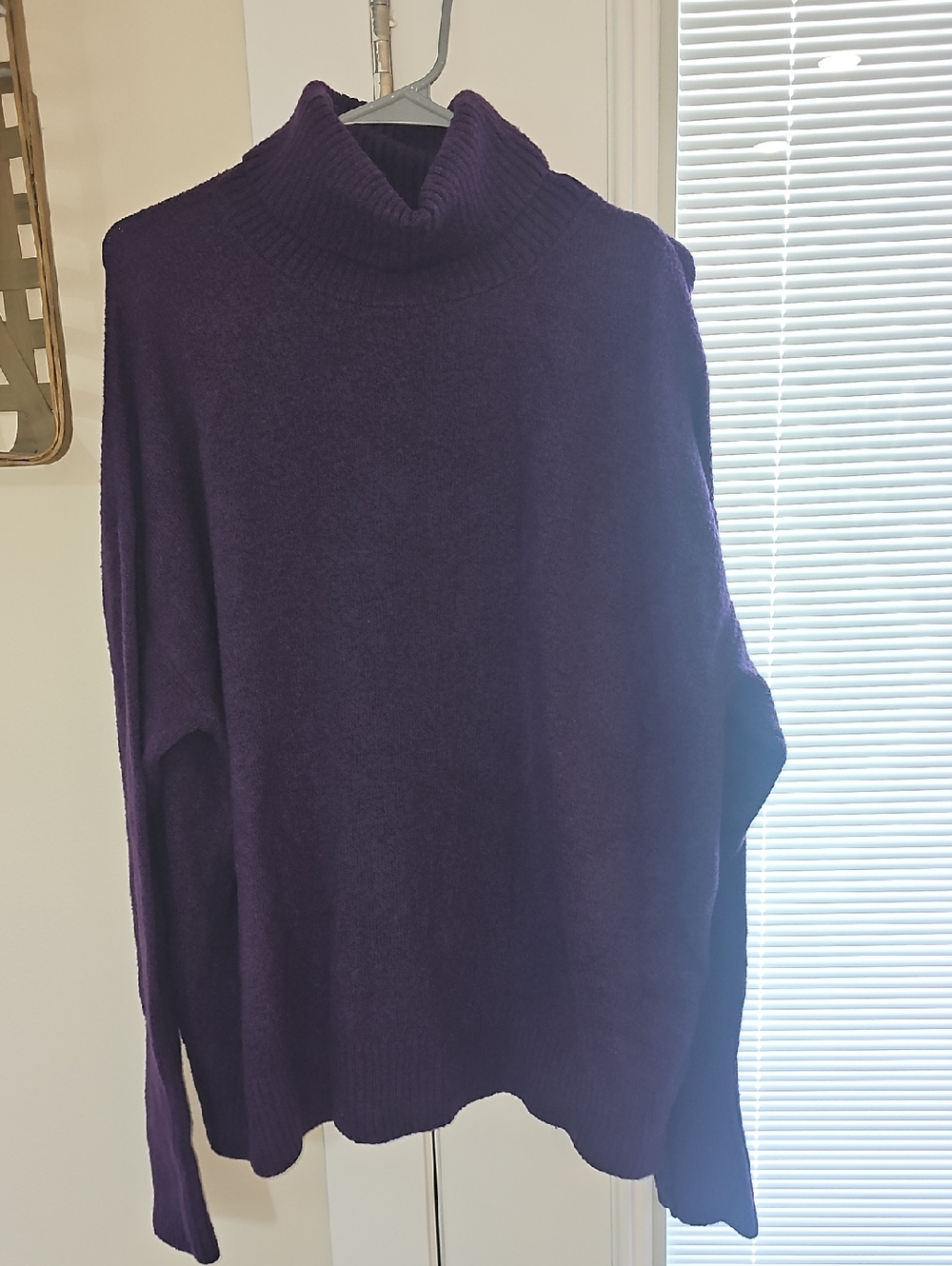 Old Navy Deep Purple Turtleneck Sweater